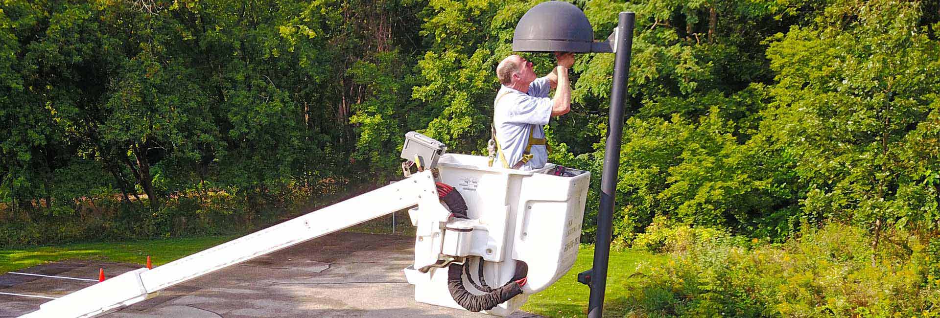 Parking Lot Light Repair